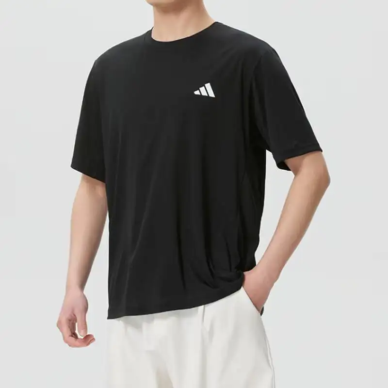

new Adidas 2026 Spring Men's Casual Sports Training Fitness Short Sleeve T-Shirt KU8712