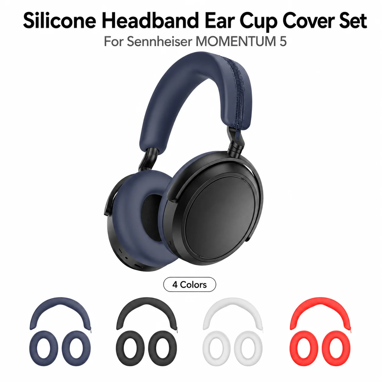 Sennheiser Headphone Momentum 4 - For Sennheiser MOMENTUM 5 Silicone Headband