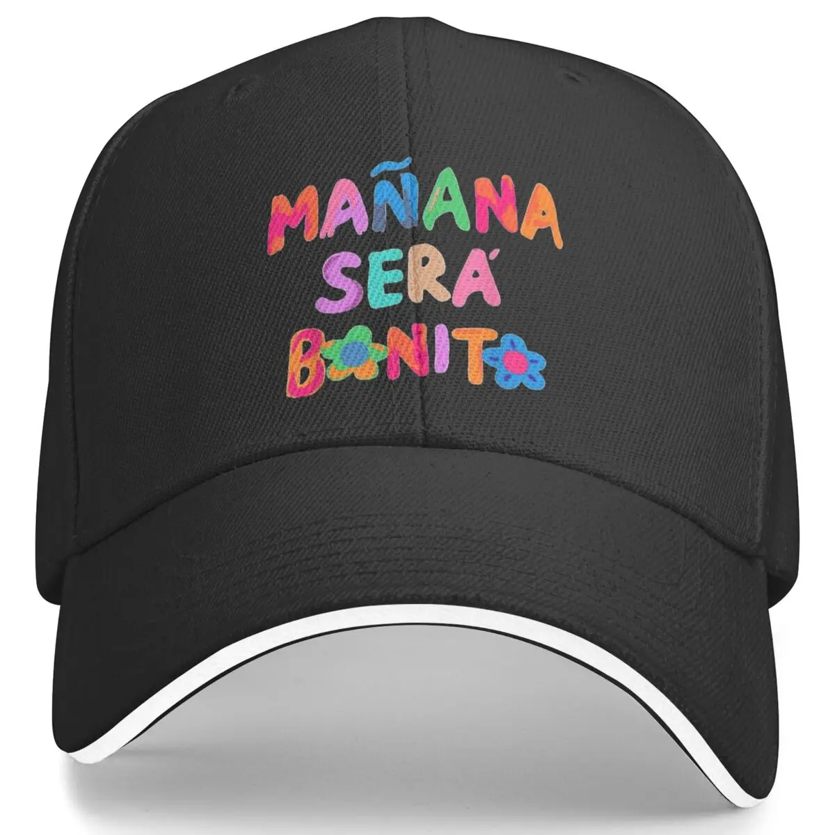 

Manana Sera Bonito Baseball Cap Latina Music Colorful Vintage Trucker Hat Summer Female Male Running Hippie Snapback Cap