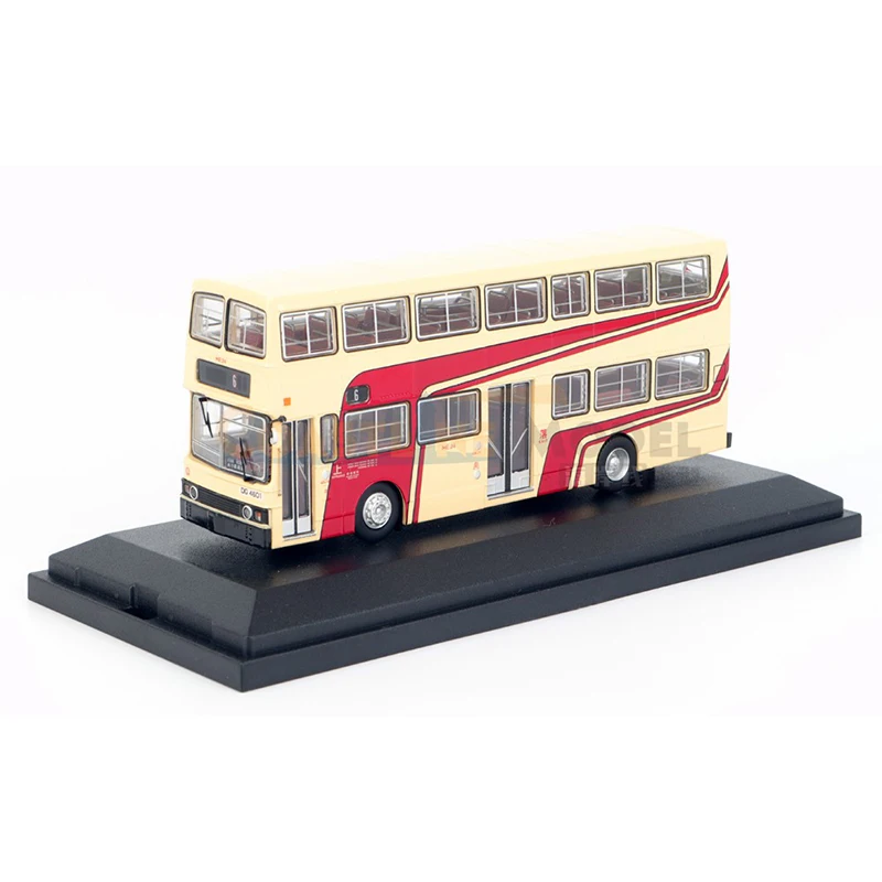 1:76 Scale Diecast Alloy Hong Kong KMB O305 Double Decker Bus Toys Cars Model Classics Adult Collectible Souvenir Gifts Display