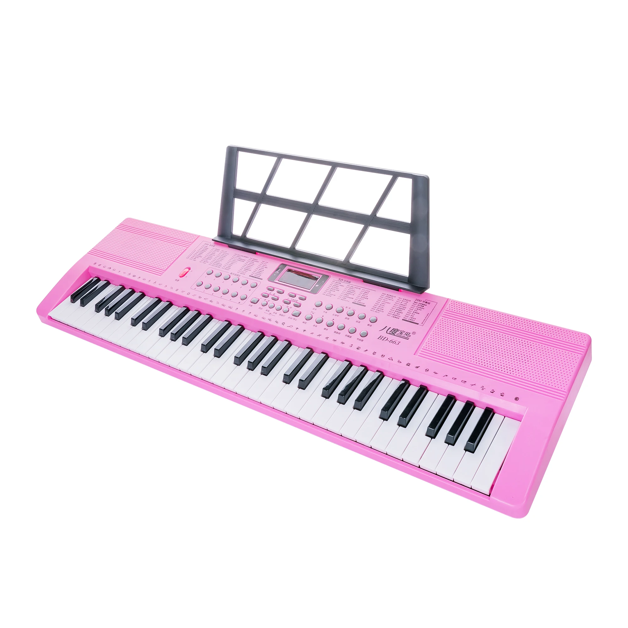 

Multifunctional Piano Musical Instruments 61Keys Keyboard Instruments With Lighting Keys For Music Beginner