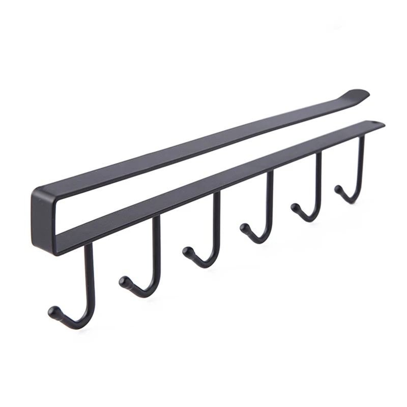 

Kitchen Hanger Iron Hooks Shelf Free Of Punch Rack Multifunction Hanger For Kitchen Gadgets