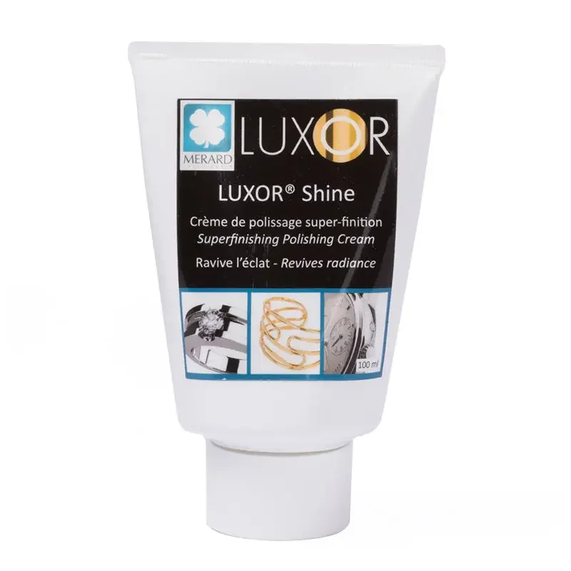 LUXOR MERARD Super Shine Finishing Cream Jewelry Abrasives Precious Metal Alloy Copper Polishing Pastes Compound 100ML