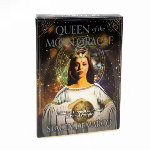 Queen Of The Moon Oracle Cards A 44 Tarot English Divination Edition Deck Borad Games
