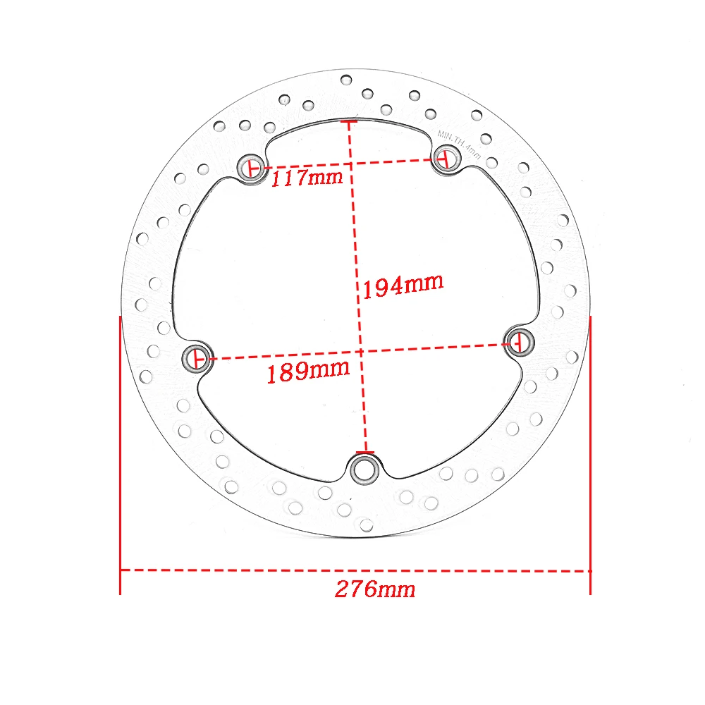 Motorcycle Rear Brake Disc Rotor for BMW R850GS R850R R850RT R1100GS R1100R R1100S R1150GS R1150RS R1150RT R1150R