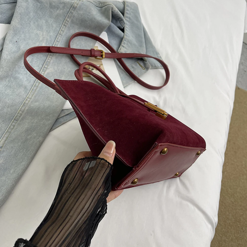 

Женская большая сумка из искусственной замши, модная сумка на плечо, большая вместительная сумка через плечо из искусственной кожи, дизайнерская сумка-тоут, уличная дорожная сумка