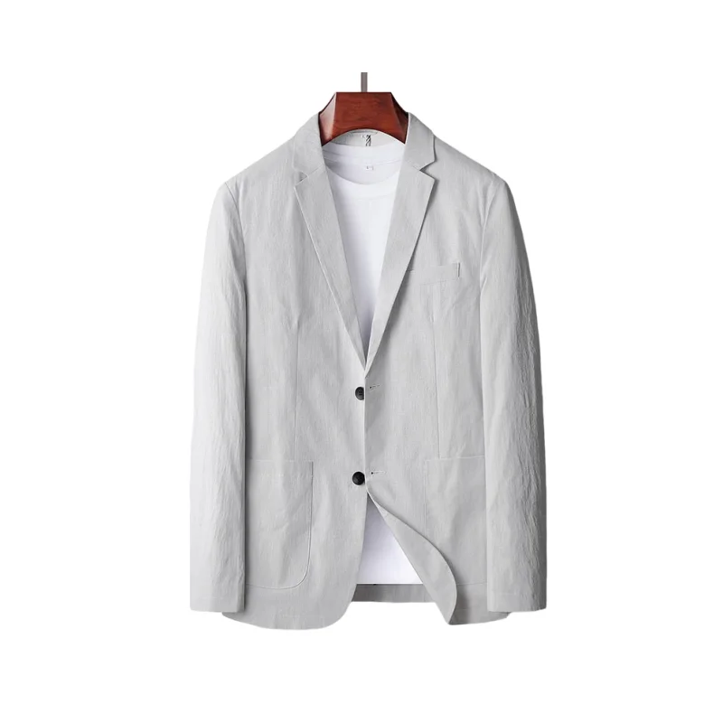

K-3270-summer thin men's seven-point sleeve suit suit youth leisure suit jacket British business format