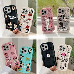 Disneys Mickeys Minnies Mouse Phone Case For Xiaomi Redmi Note 8 9S 10 10S 11 12 13 Pro Plus 4G 5G Candy Color Soft TPU Cover