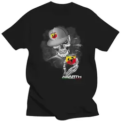 Abarth T-Shirt Men Women 100%Cotton - Skull so cool T Shirt Summer Fashion Short Sleeve O-Neck Plus Size Tops