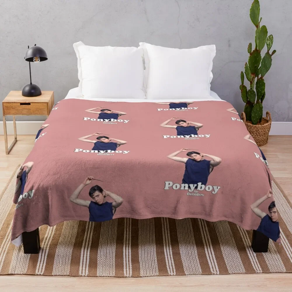 

Ponyboy Curtis (The Outsiders) Throw Blanket Flannel Bed linens Blankets