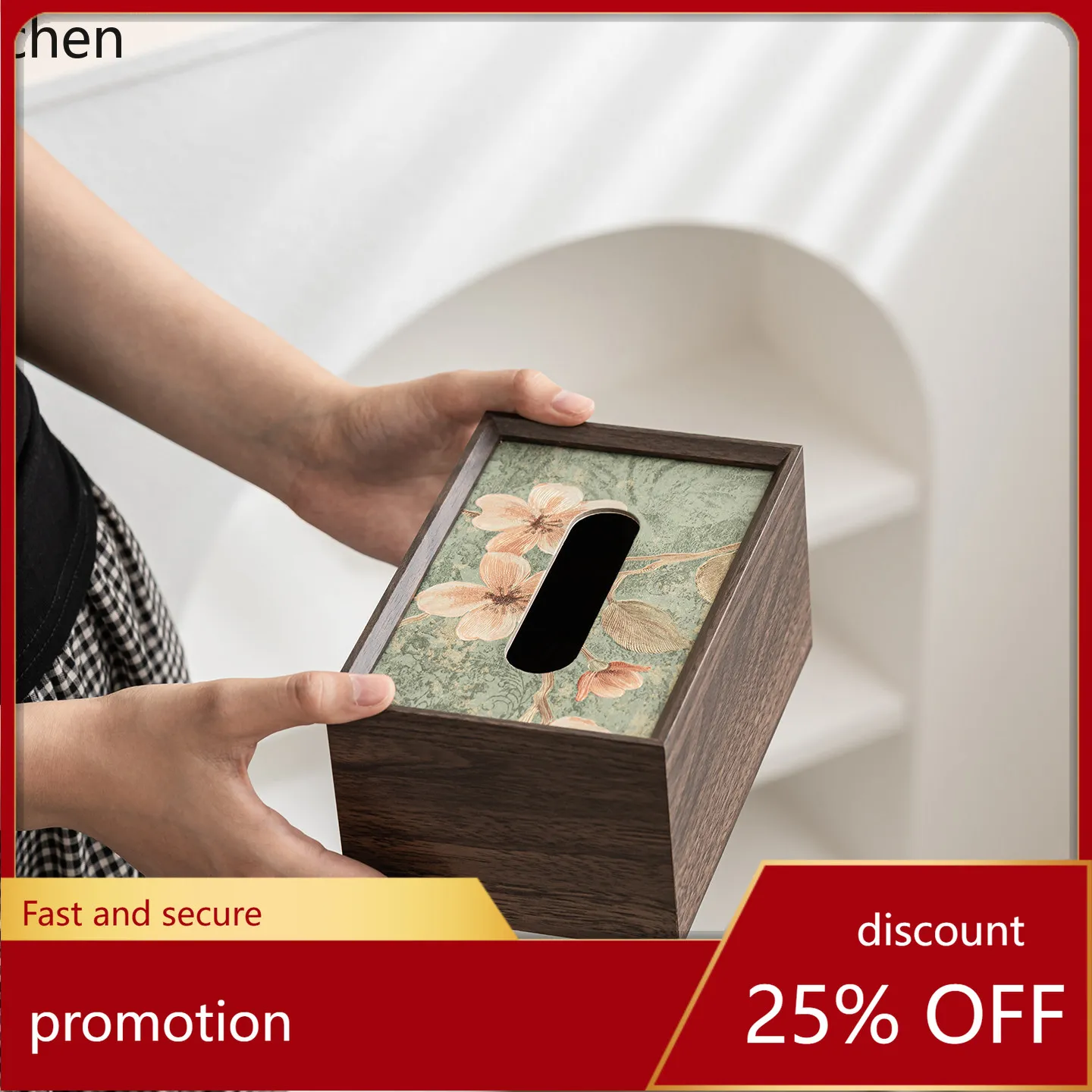 

CZ Household Tissue Box Living Room Creative High-end Dining Table Tissue Box Hotel Office Tissue Box Chinese Style