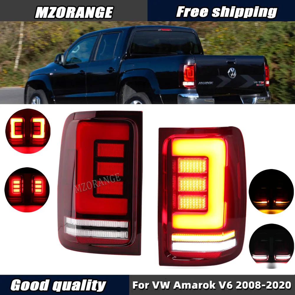 Tail Lights for VW Amarok V6 2008-2022 LED Rear Light Turn Signal Light Stop Parking Brake Lamp Driving Lamps Reversing Lamp