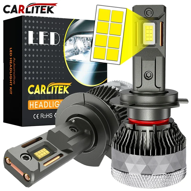 

CARLITEK 8870 CSP Chip H7 H4 H11 H8 Led 6000K White H1 H3 9005 9006 HB3 HB4 9012 HIR2 Car Headlight Canbus 12V Auto Fog Light