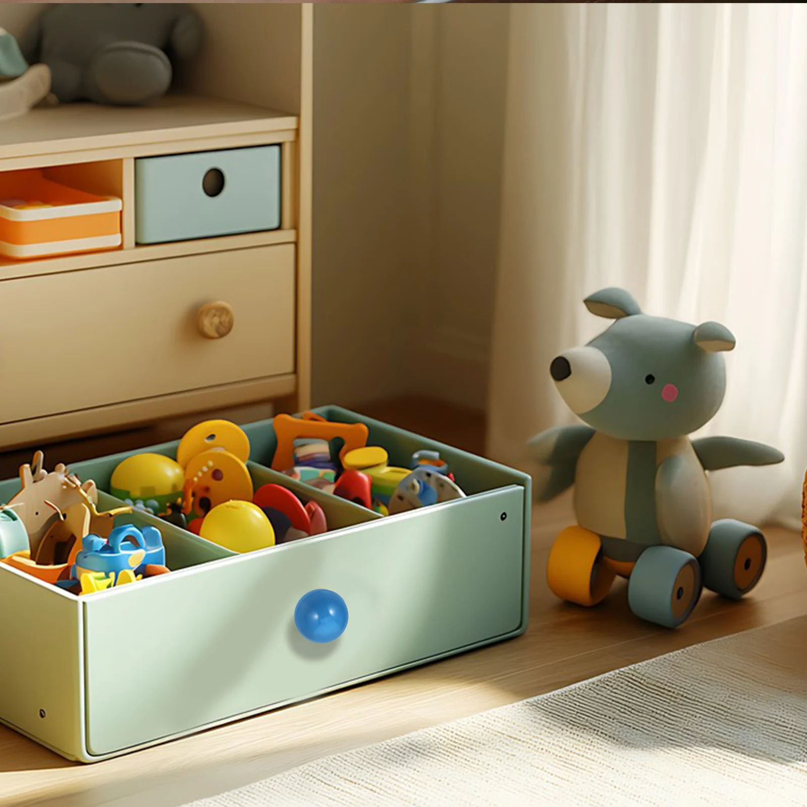 

3Pcs Round Ball Drawer Handles Cute Multifunctional Design for Cabinets Boxes Easy to Clean and Install Ball Cabinet Knobs