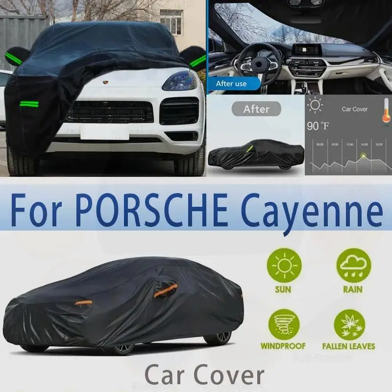 

For Outdoor Protection Full for PORSCHE Cayenne Waterproof Dustproof Snow Cover Sunshade Car Covers