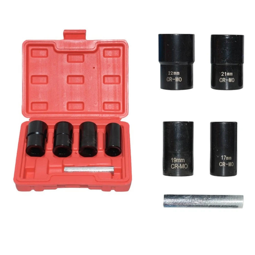 

High Hardness Broken Nut Bolt Extractor Pcs Sockets Broken Nut Bolt Extractor Sleeve Tool Lug Nut Remover Mm Wheel Bolt Remover