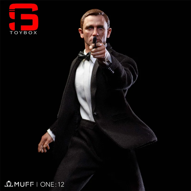 In Stock MUFF TOYS MF06 1/12 Top Agent Daniel Craig Action Figure 6 Inch Male Soldier Action Figure Full Set Collectible Toy