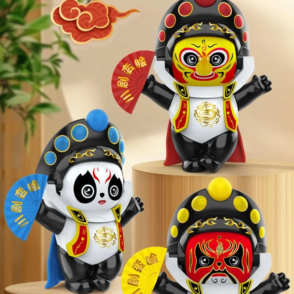 เปลี่ยนใบหน้า Opera Face เปลี่ยนตุ๊กตา Sichuan Opera พลาสติก Face เปลี่ยนของเล่น Mini สไตล์จีน Opera แต่งหน้าของเล่น