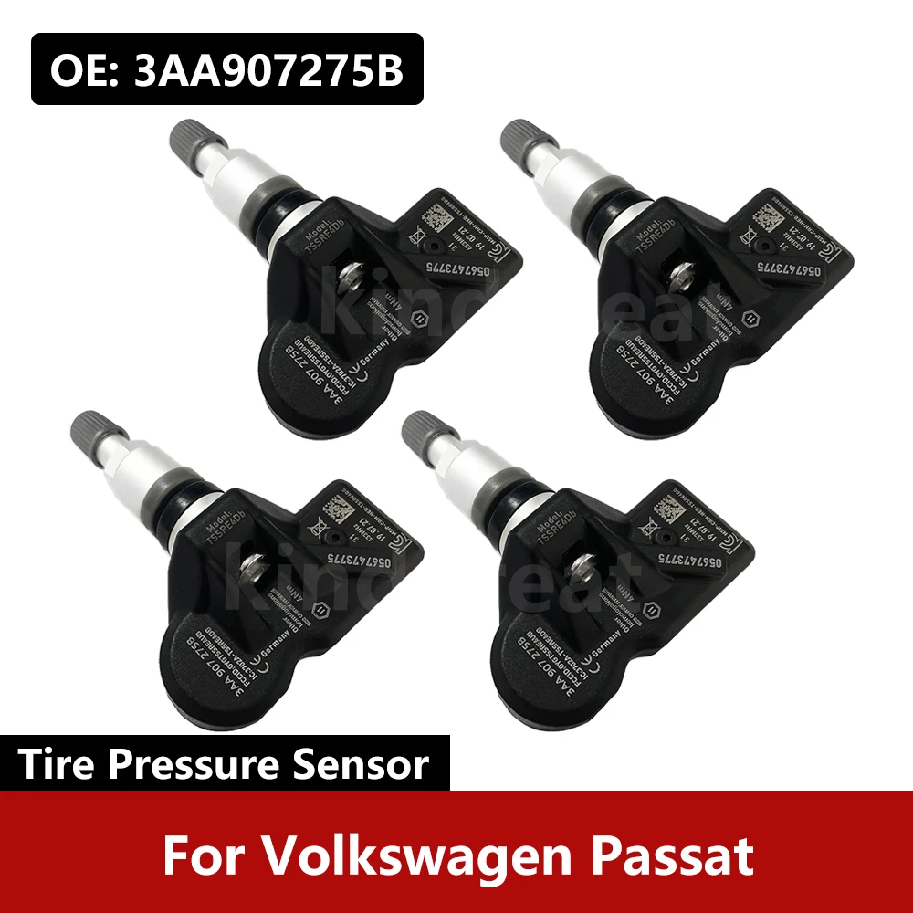 

4PCS/Lot For Volkswagen Passat 433MHZ TPMS Tire Pressure Monitor System Sensor 3AA907275B