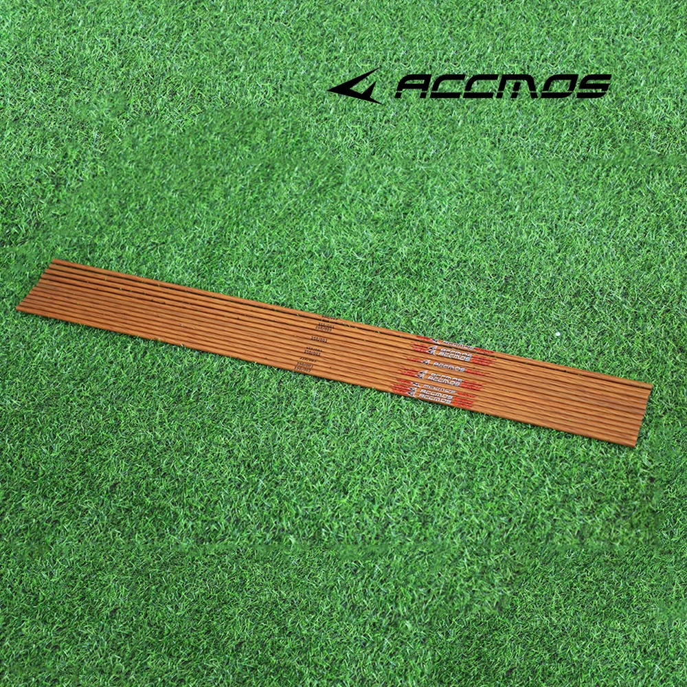 

id6.2mm Wooden Skin Arrow Shaft 400 450 500 600 700 Spine 32inch Carbon Arrow tube DIY accessory for archery and hunting bow and
