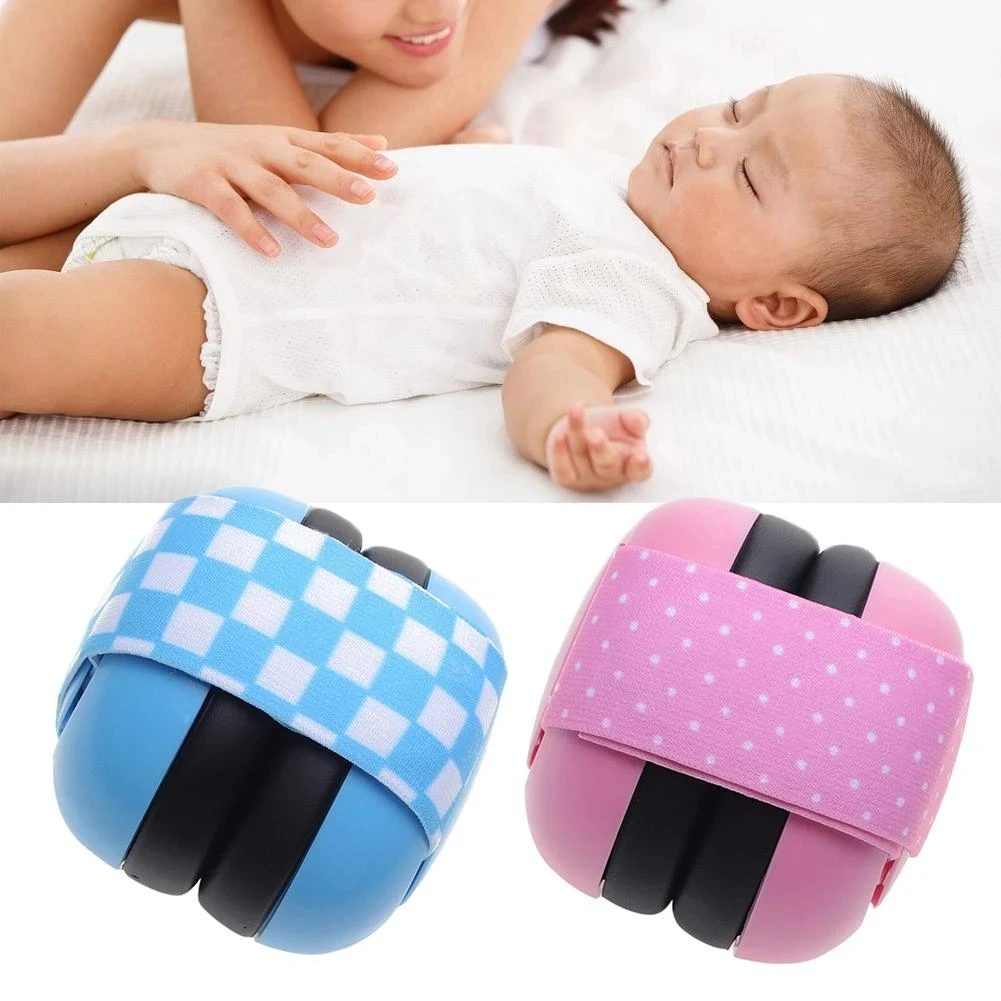 

Hearing Protection Noise Cancelling Muffs Foldable Kids Ear Defender Sleeping Soundproof Earmuffs Baby Ear Protector Cover