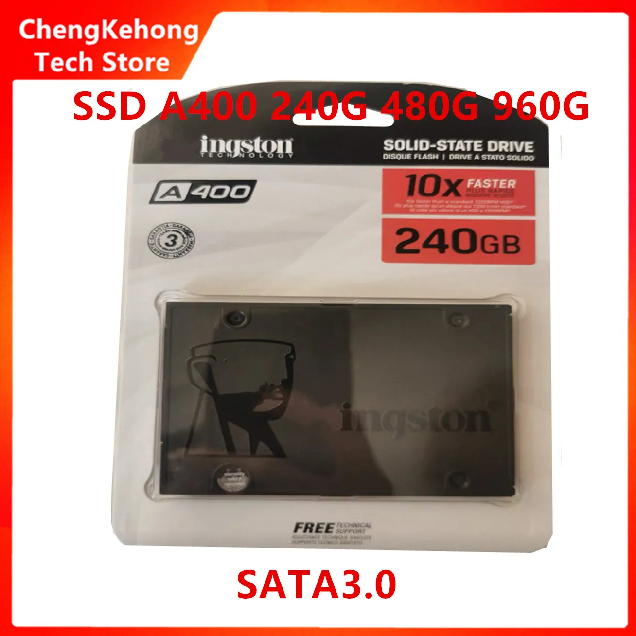 Твердотельный накопитель для ноутбуков, настольных компьютеров, SSD для Kingston A400 960G 480G 240G 120G интерфейс SATA