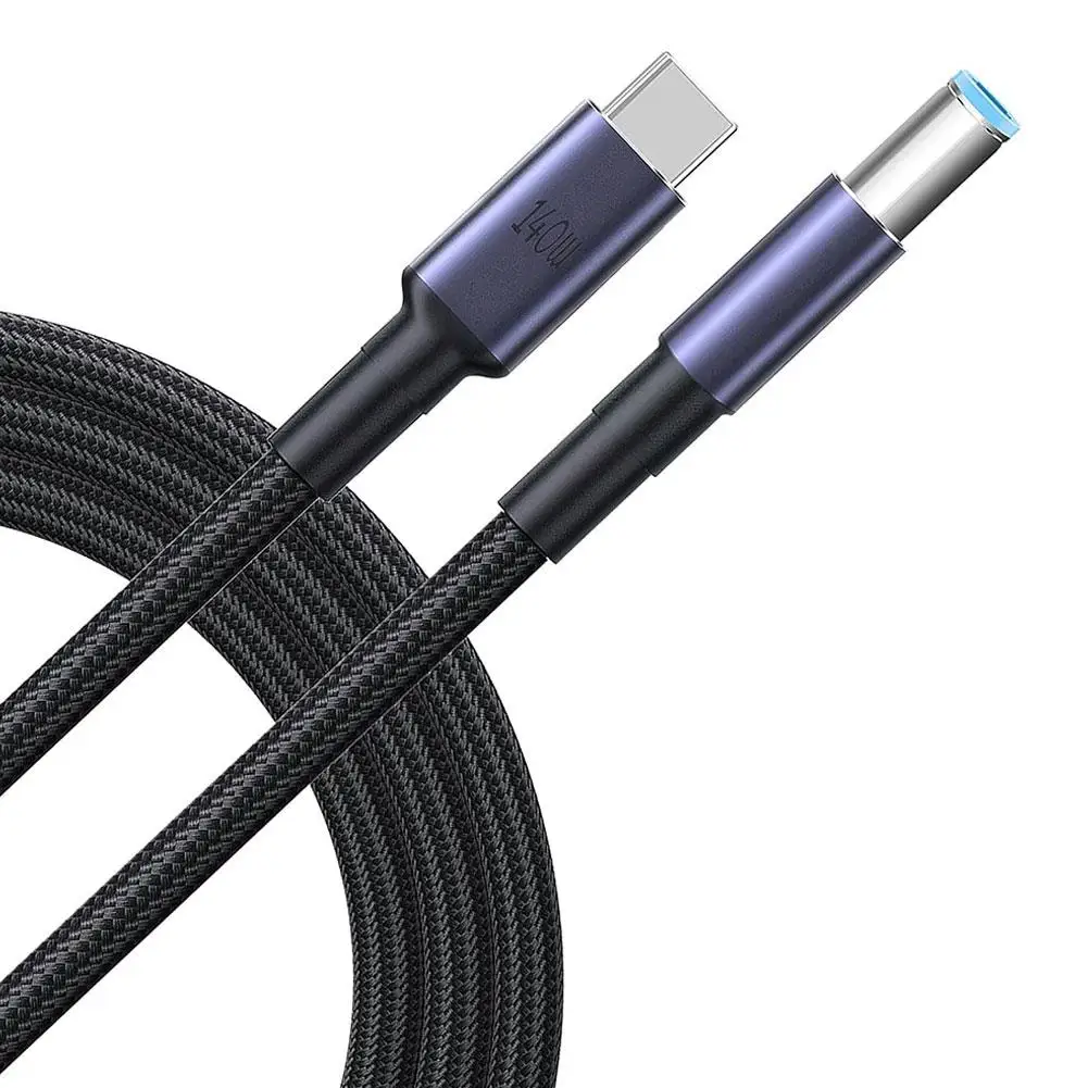 1.8m Tipe C ke D kabel daya untuk Starlink Mini mendukung 140w usb-c mengisi Pd konektor kabel daya ponsel P8w1