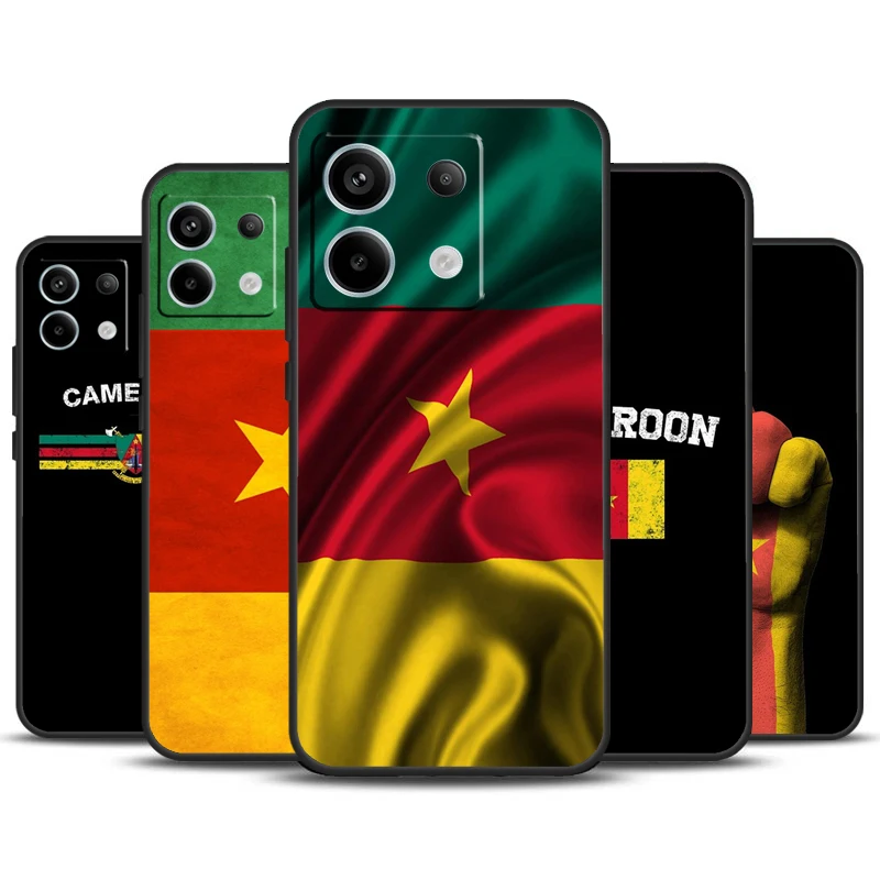 Republic of Cameroon Flag Case For Xiaomi Redmi Note 13 Pro Plus Note 12 11 9 10 11S 10S 12S Redmi 13C 10C 12C Cover