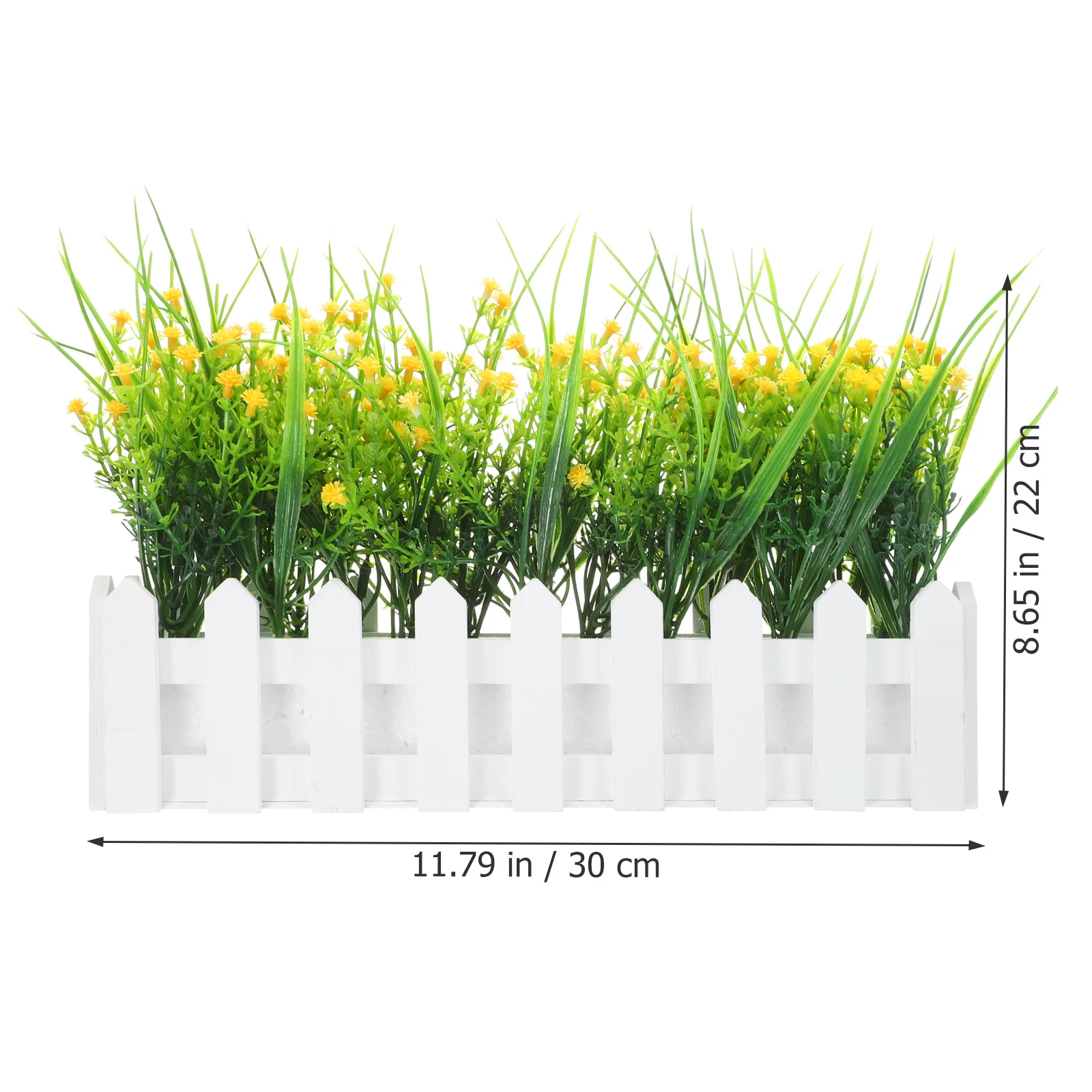 

1Set Artificial Flower Fence Decorative Realistic Gypsophila Baby's Breath Faux Flower Home Office Table Centerpiece Decoration