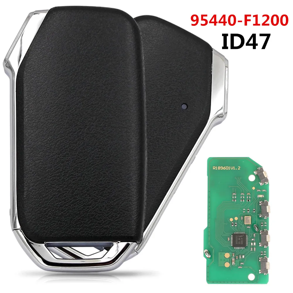 

4 Buttons Smart Proximity Remote Key Fob Keyless Go P/N: 95440-F1200 433MHZ with ID47 Chip for KIA Sportage 2019 2020 2021