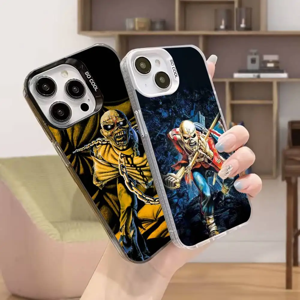 

R-Run-To-The-H-Hills-Iron-M-MaidenES Phone Case For iPhone 17,16,15,14,13,12,11,Mini,Pro,MAX,plus,Black Matte Shockproof Cover