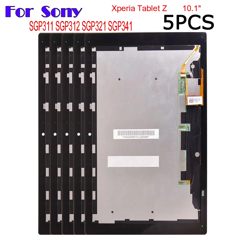 

5PCS 10.1'' For sony Xperia Tablet Z SGP311 SGP312 SGP321 LCD display with touch screen digitizer Replacement+tools