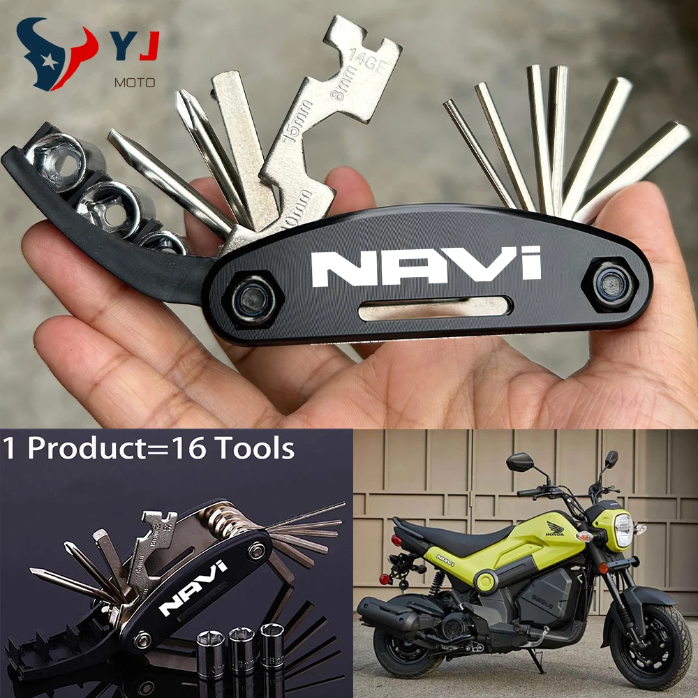 Motorcycle Repairing Tool Wrench Screwdriver Set For HONDA DREAMWING NAVI 110 Navi 2016-2024 Multi Function Tools Accessories