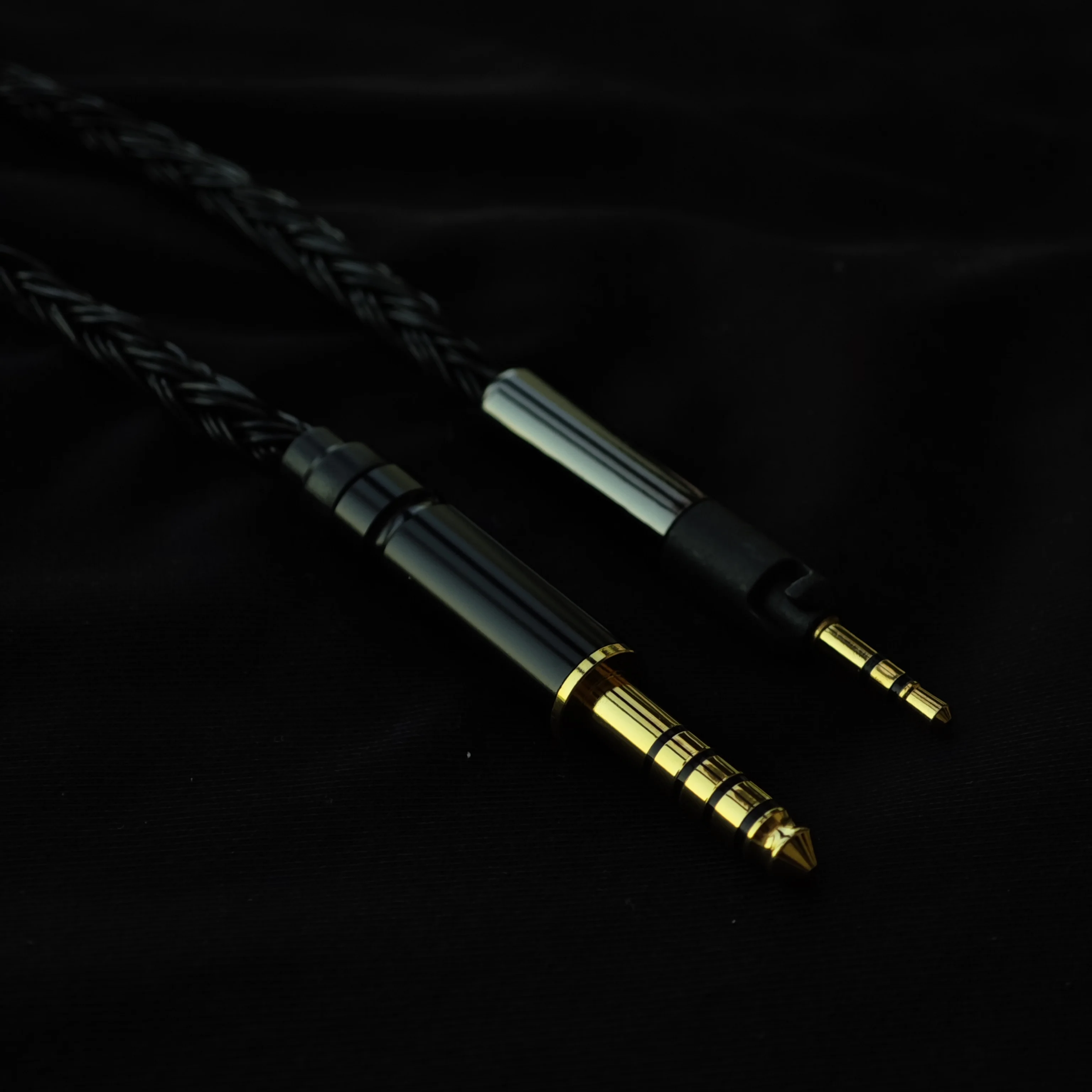 para cabo de atualização de fone de ouvido Audio-Technica M40X, M50X, M70X, 4,4 mm balanceado, OCC banhado a prata de 24 núcleos, 6,35 mm