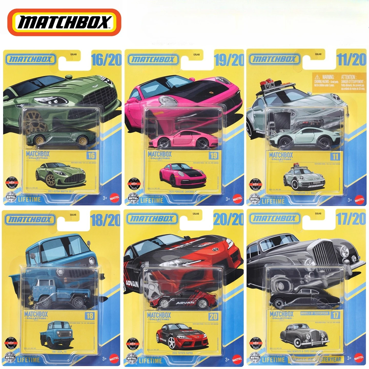 Matchbox Toy Car 1:64 Matchbox Super Car BMW M5 RX-7 Mercedes-Benz G63 Toyota Land Cruiser Volvo and More Gifts for Boys