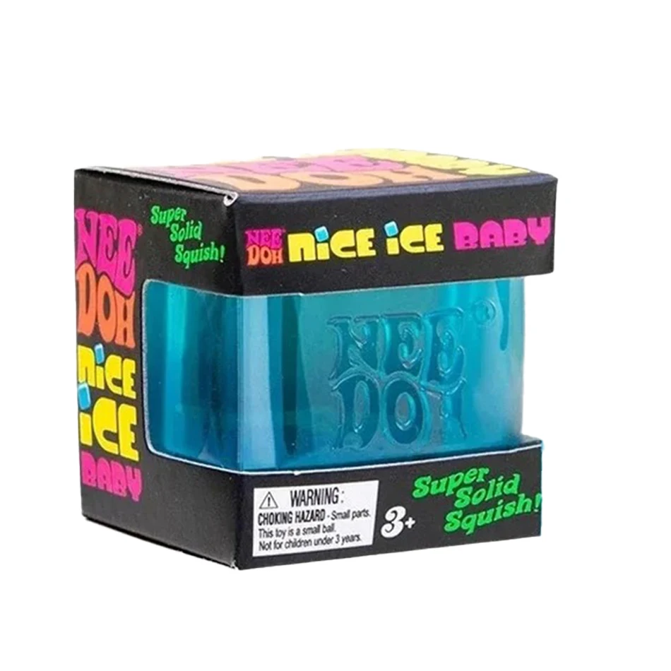 Neeboh Nice Cube Sensorischer Stressabbau-Würfel, Squishy-Spielzeug, Fidget-Tool gegen Angstzustände & für Konzentration, Sensorischer Schreibtisch-Würfel für Erwachsene & Kinder