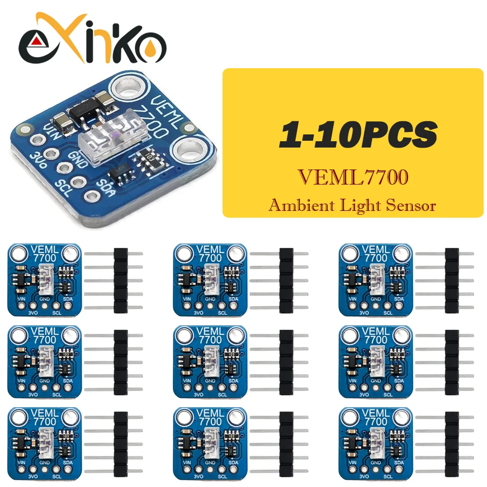 VEML7700 Ambient Light Sensor Module 120k Lux Light measuring Sensor Board 3.3V 5V I2C IIC Interface for Arduino Raspberry Pi