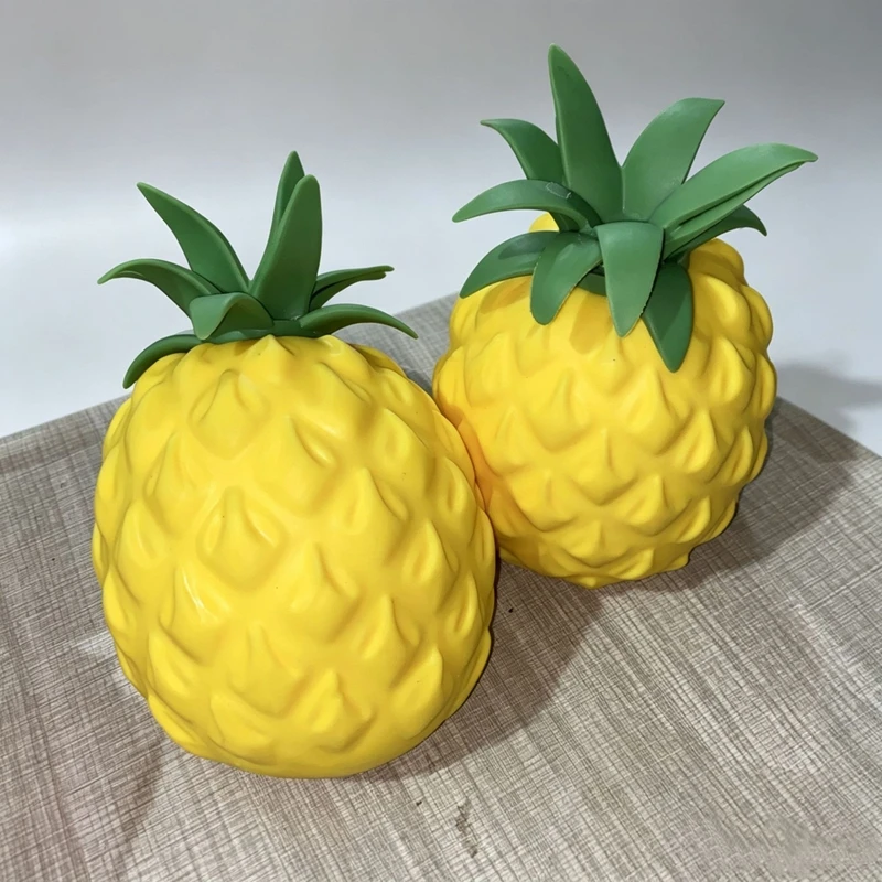 Cute Pineapple Fruit Squishy Soft Squeeze Stress Ball Sensory Fidget Toy Stress Relief Ornament Gift For Birthday Party Supply