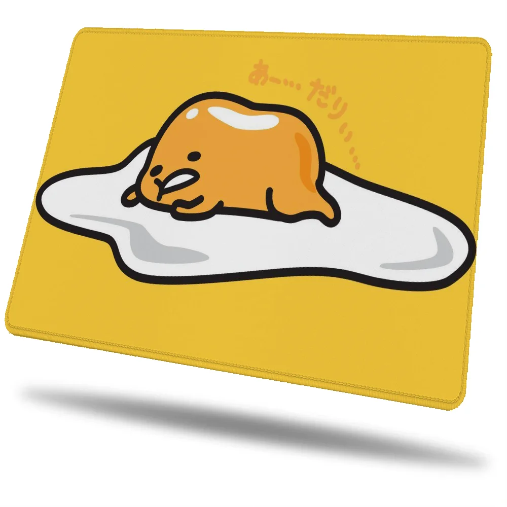 Gaming Laptop Small Gudetama Anime Mouse Pad Mousepad Company Pc Gamer Girl Desk Accessories Game Mats Table Mat Mause Computer