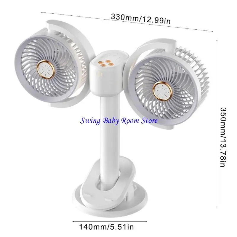 K1AD ANTUPTICAL FAN พัดลมพัดลมแบบ USB สำหรับการระบายความร้อนที่บ้านและสำนักงาน