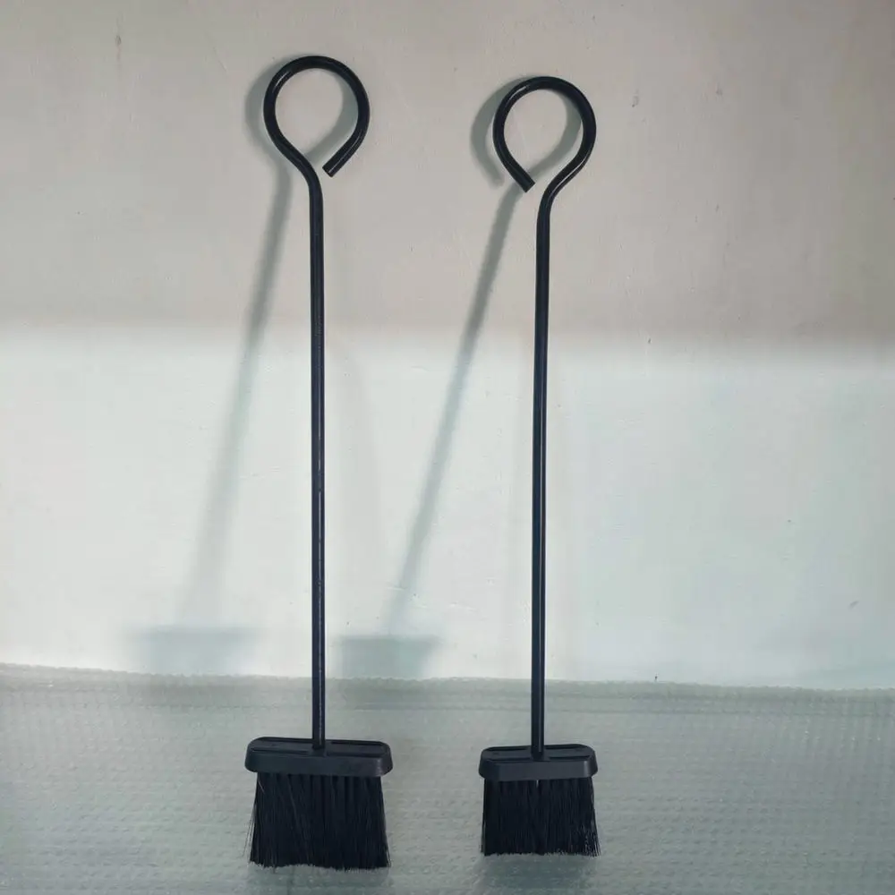 Foldable Fireplace Brush And Rod Set Chimney Sweep Dusting Tool For Wood Burning Stoves Fire Pit Maintenance Supplies