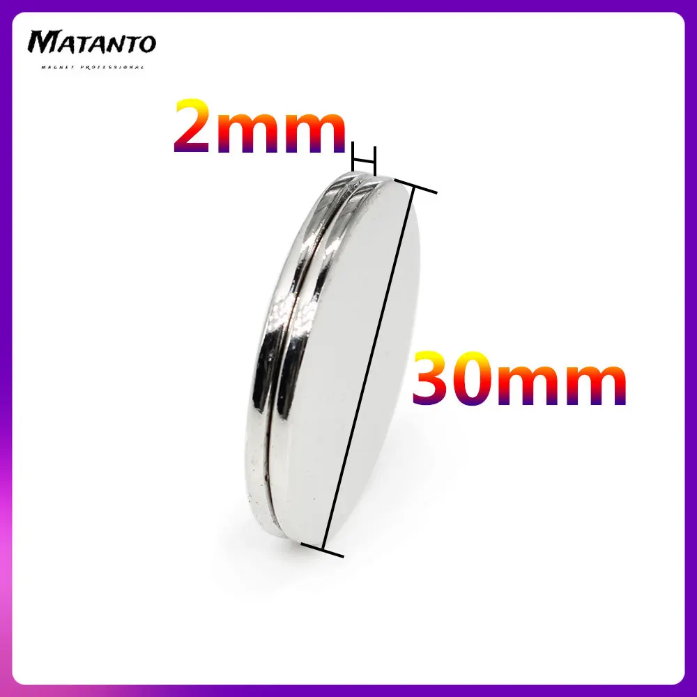 

2/5/10/20/30/50PCS 30x2 Disc Powerful Strong Magnetic Magnets N35 Strong Round Magnets 30x2mm Permanent Neodymium Magnets 30*2