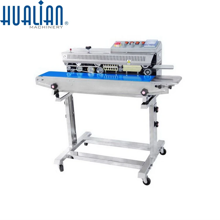 FRBM-810III HUALIAN Console Band Sealer Machine With Ink Coder 2