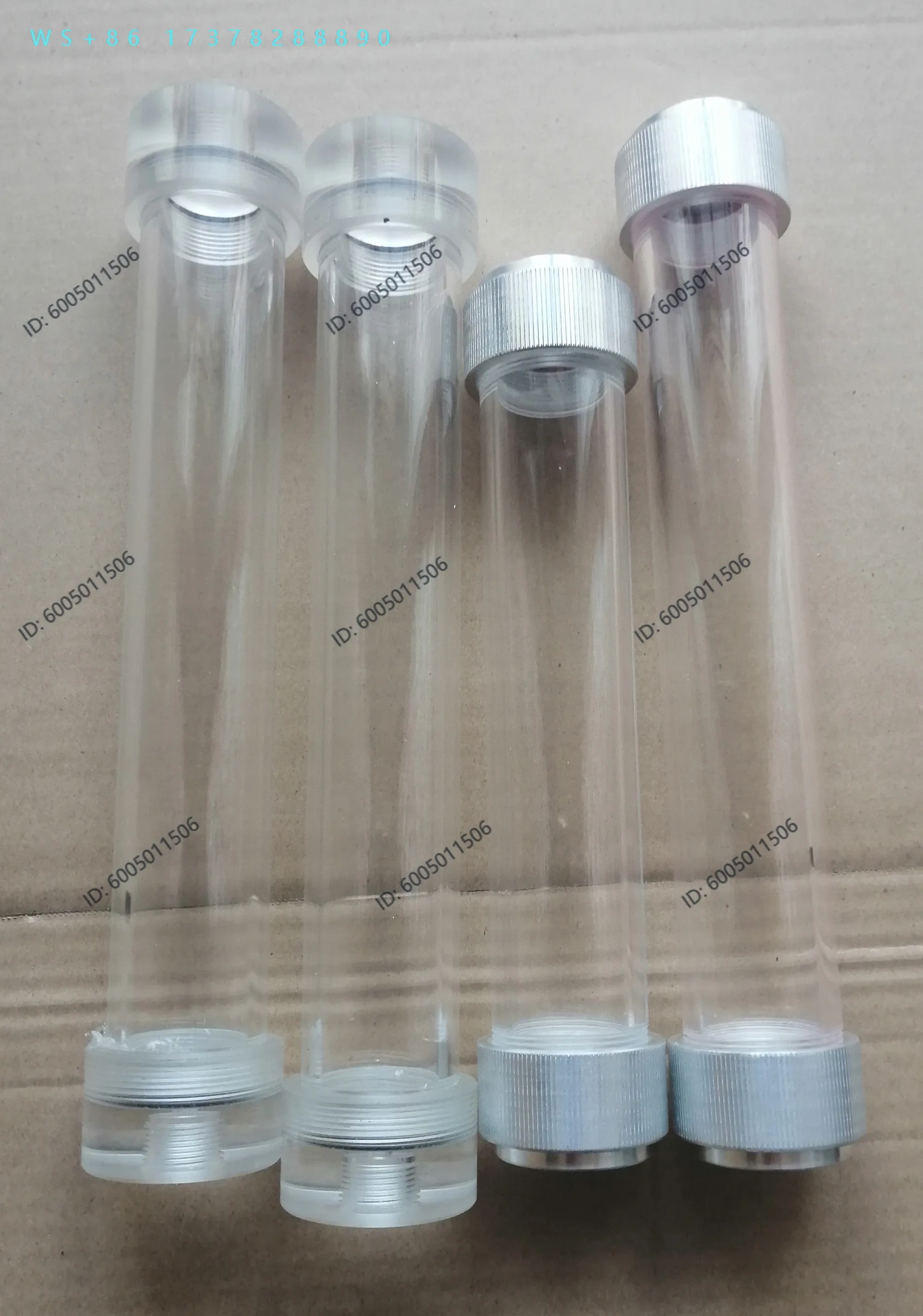 Gas purification pipe depiping plexiglass pipe depiping empty pipe acrylic drying filter