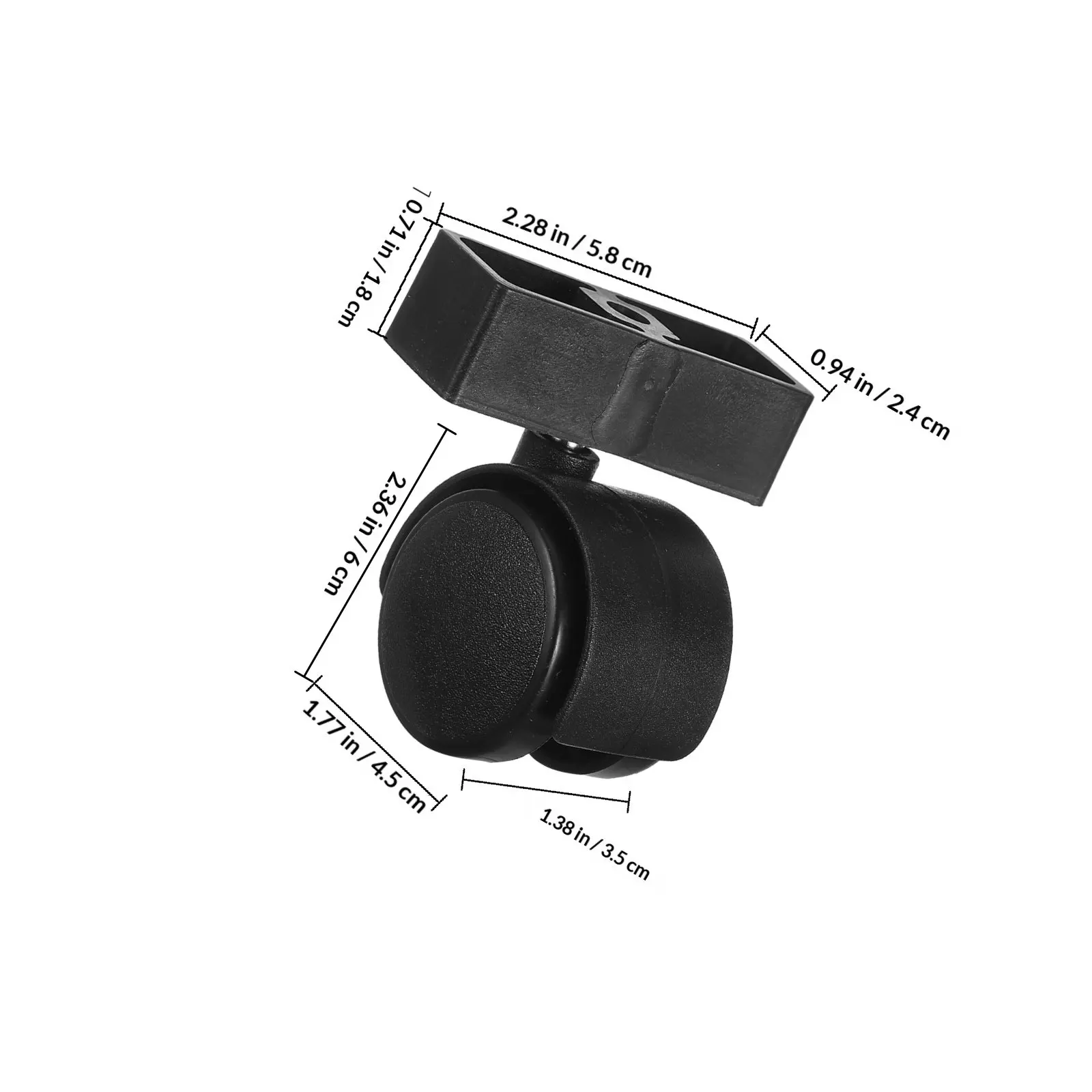 4Pcs Heavy Duty Planter Box Casters Easy Install Versatile Compatibility for Balcony Garden Terrace Outdoor Flower Boxes view 3