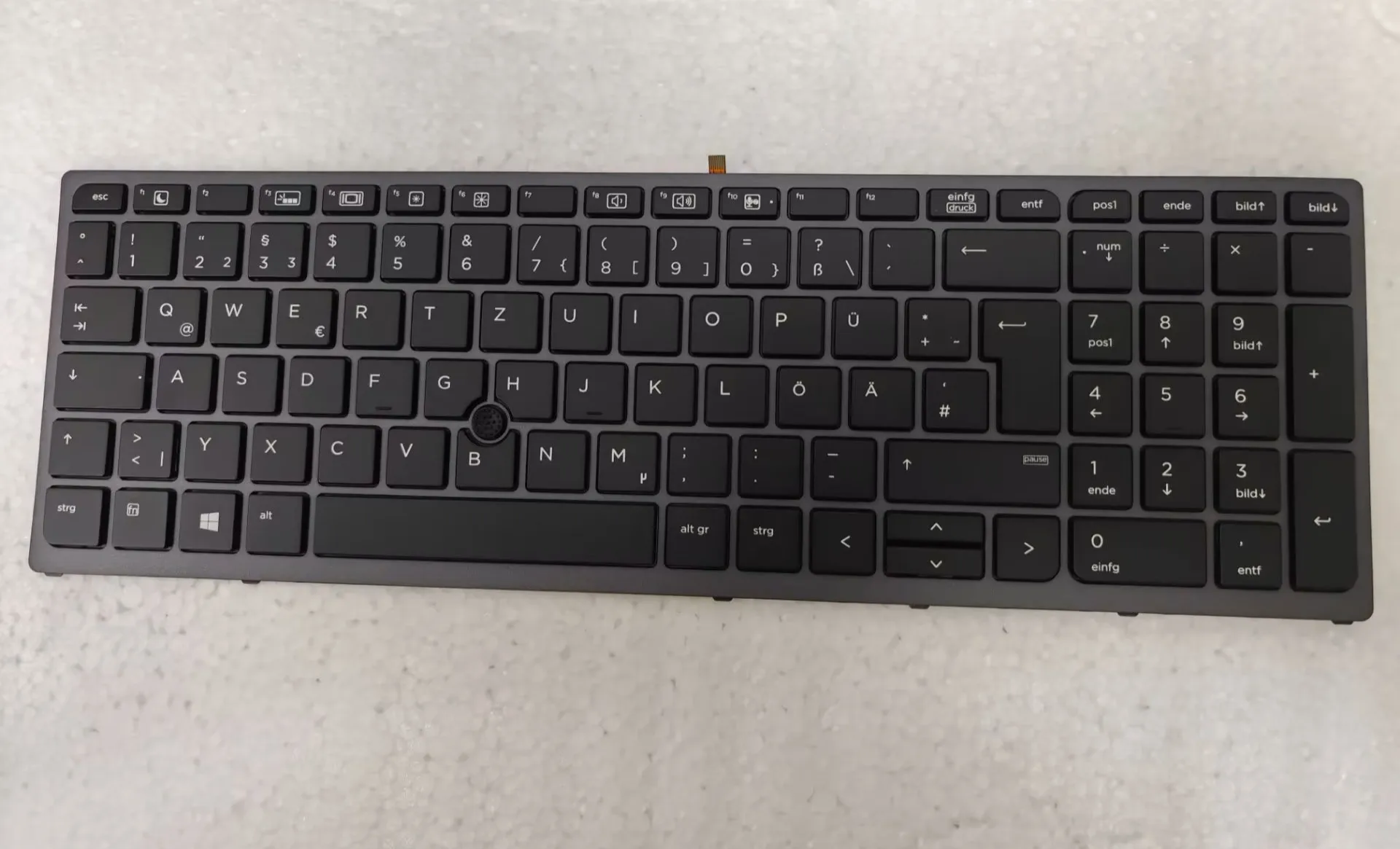 

Немецкая клавиатура с подсветкой для HP ZBOOK 15 G3 15 G4 ZBOOK 17 G3 17 G4 с точкой