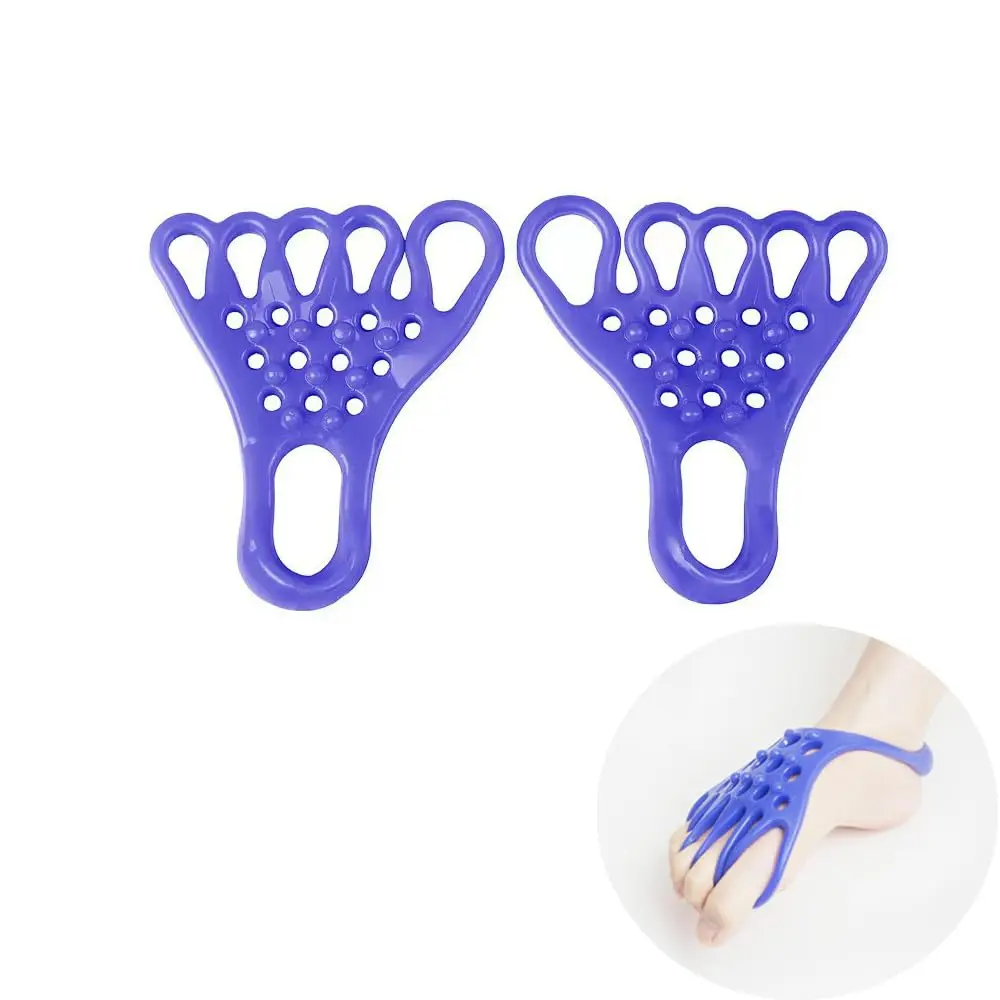 

Yoga Toe Stretcher Heel Foot Stretch Gel Band 5 toe Separator Spacer Corrector Arch Straightener Toe Exercise for Fitness Bunion
