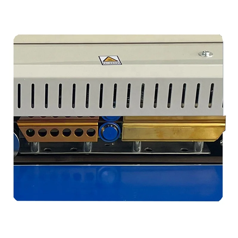 Semi Automatic Band Continuous Plastic Bag Sealer With Date Code Printer Date Batch Expiry Coding Machine