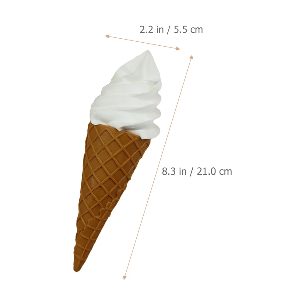 Artificial Ice Cream Cone Toy Fake Toys for Toddlers Party Decorations Favors Pretend Cupcake