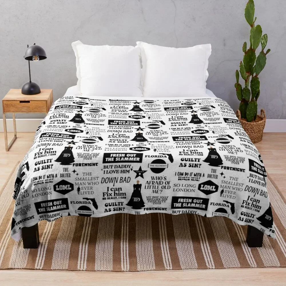 

Classic all lyrics Throw Blanket Soft funny gift blankets and throws Luxury Throw Blankets